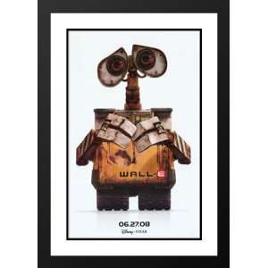 Wall E 32x45 Framed and Double Matted Movie Poster   Style B   2008 
