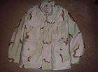 US MILITARY ARMY ISSUE DESERT CAMO DCU COLD WEATHER JACKET FIELD COAT 