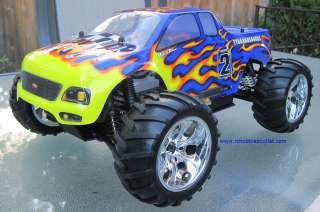 NEW HSP 1/10 CAR 4WD 2.4G RTR RC NITRO GAS MONSTER TRUCK  