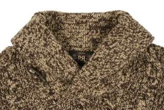 Ralph Lauren RRL Silk Wool Shawl Neck Sweater L New  