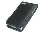 Leather Vertical Case for iPod Touch 4TH Black #9045  