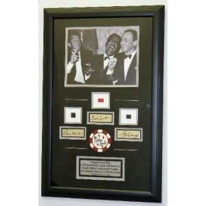  Rat Pack/Original Clothing Swatches Framed Plaque