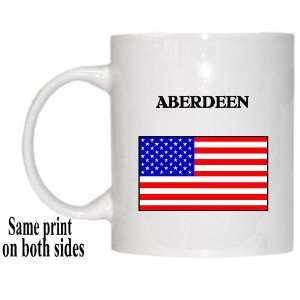  US Flag   Aberdeen, South Dakota (SD) Mug 