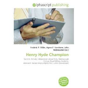  Henry Hyde Champion (9786133717664) Books