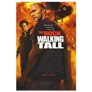  Walking Tall Original Movie Poster, 27 x 40 (2004): Home 