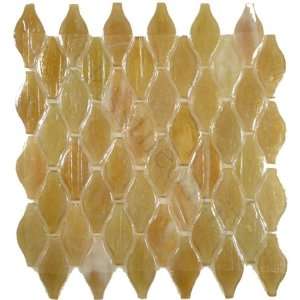   Cream/Beige 1 3/8 x 3 Glossy Glass Tile   14733