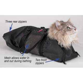 CAT GROOMING BAG no scratching biting restraint muzzle bathing carrier 