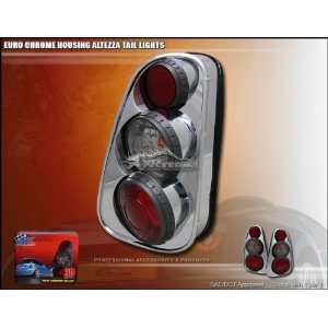 Mini Cooper Tail Lights 3D Chrome Taillights 2002 2003 2004 2005 2006 