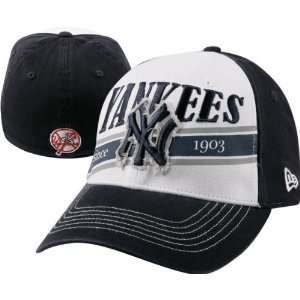 New York Yankees Stretch Fit Hat: New Era 39THIRTY Pennant 