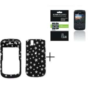   Designer Hard Protector Case + Screen Protector for Blackberry Tour