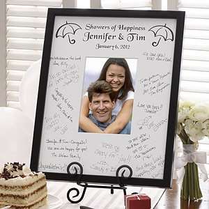  Personalized Wedding Signature Mat Frame   Showers of 