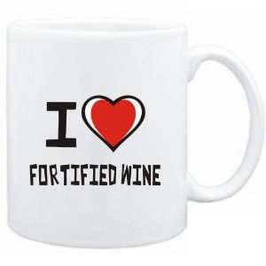 Mug White I love Fortified Wine  Drinks  Sports 