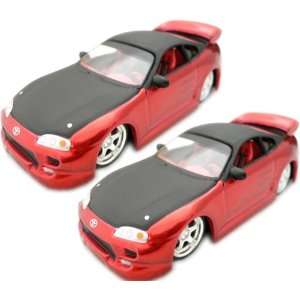   Scale Diecast Model Car*Toyota Supra* C. Red with Black: Toys & Games
