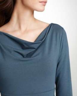   NEW $118 Ann Taylor 3/4 sleeves Drape neck Career Dress Sz 8 P  