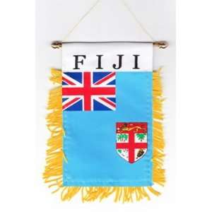  Fiji  Window Hanging Flag Automotive