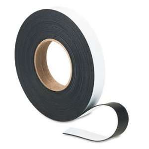 Magnetic Write On/Wipe Off Strips, 1 x 50 ft Roll, White  