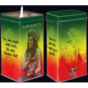  Bob Marley Spliff Scented Tin Candle: Home & Kitchen