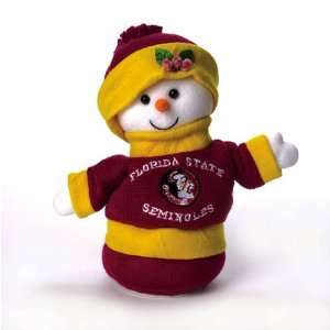 Florida State Seminoles 9 Animated Touchdown Snowman   NCAA College 