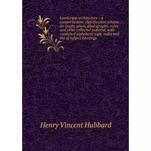   alphabetic topic index and list of subject headings Henry Vincent
