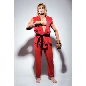  Street Fighter Ken Adult Large Costume 