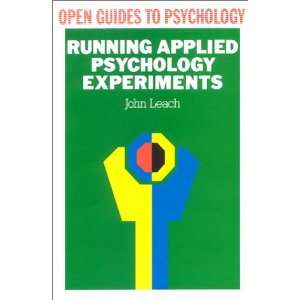 com Running Applied Psychology Experiments (Open Guides to Psychology 