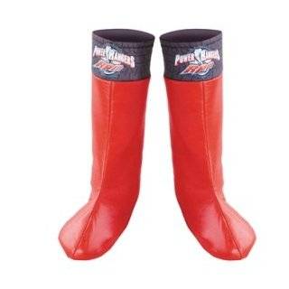 Power Ranger Red Boot Covers Costume Accessory