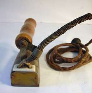 Antique Small 5x 2 1/4 Simplex Electric Iron Works  