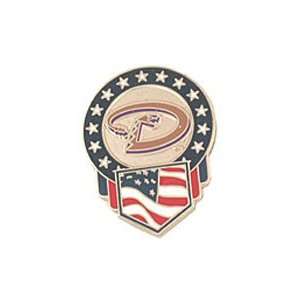  Pin   Arizona Diamondbacks Flag Pin by Peter David: Sports & Outdoors