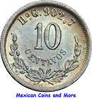 Mexico 10 Centavos Ho 1892 G Hermosillo Mint. KM# 403.6 Beautiful 