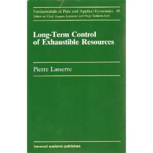   of Exhaustable Resources (Fundamentals of Pure and Applied Economics