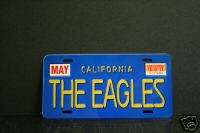 The Eagles Band Hotel California license plate  