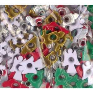  EyeLets Etc 1/8 Inch Top Painted Christmas Theme Designer 