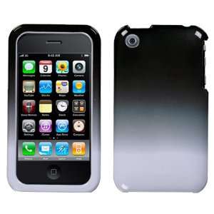  Gradient White/Black Phone Protector Cover for Apple 