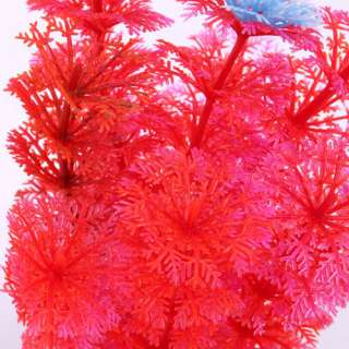 Fish Grass Aquarium Decoration Plants Ornament Red  