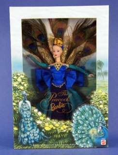 1998 Birds of Beauty 1st Peacock Barbie Doll NRFB 19365 074299193651 