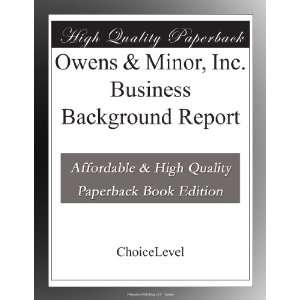  Owens & Minor, Inc. Business Background Report 