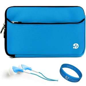  Sky Blue Neoprene Sleeve Carrying Case Cover for Archos 101 G9 Turbo 