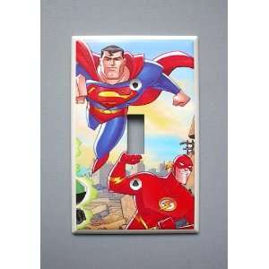  Justice League Superman Flash Single Switch Plate 