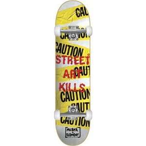  Element Muska Caution Complete Skateboard   8.12 w/Raw 
