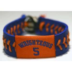   MLB Leather Wrist Bands   Wright Team Colors