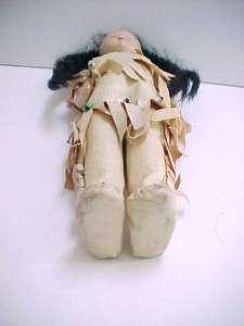 Antique Composition Indian 7.5 Doll  