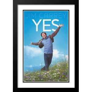  Yes Man 20x26 Framed and Double Matted Movie Poster 