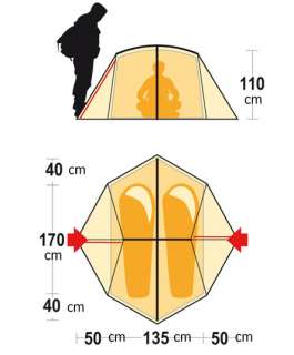   hiking ultralight camping only 950g per person lightest quality tent