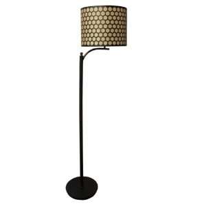   Metal Floor Lamp in a Madison Bronze Finish with an On/Off Foot Switch