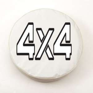  4X4 White Spare Tire Cover: Sports & Outdoors