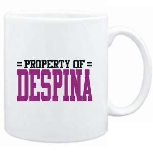 Mug White  Property of Despina  Female Names  Sports 