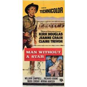 Man Without a Star Movie Poster (11 x 17 Inches   28cm x 44cm) (1955 