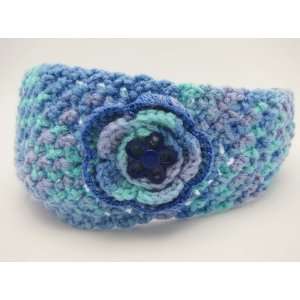   Headband   Lavender Sky (Crocheted Entirely By Hand/one of a kind