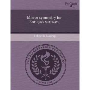  Mirror symmetry for Enriques surfaces. (9781243469854 