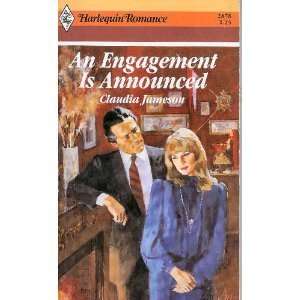  An Engagement Is Announced (Harlequin Romance, No 2878 
